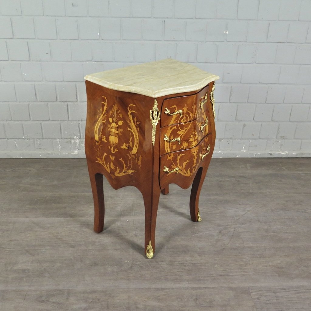 Kommode Barockstil Nussbaum 0,65 m