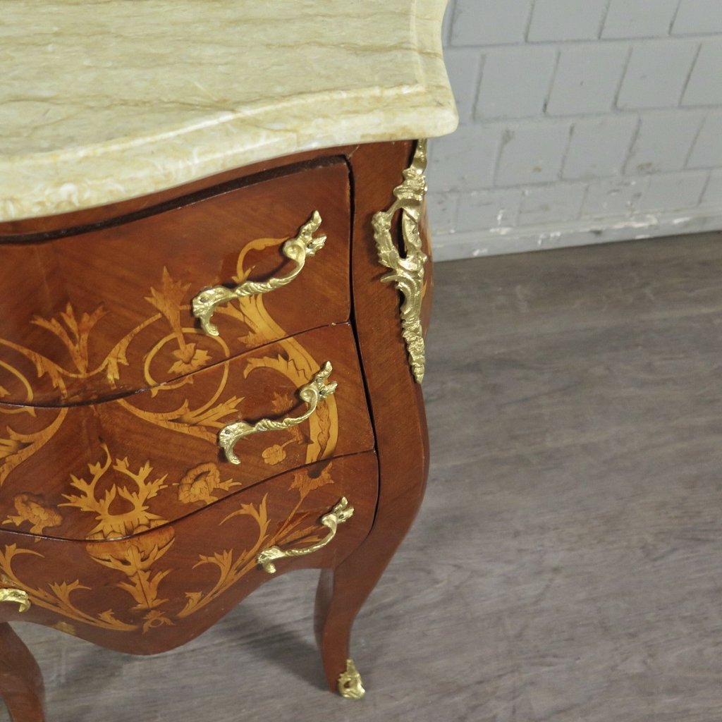 Kommode Barockstil Nussbaum 0,65 m