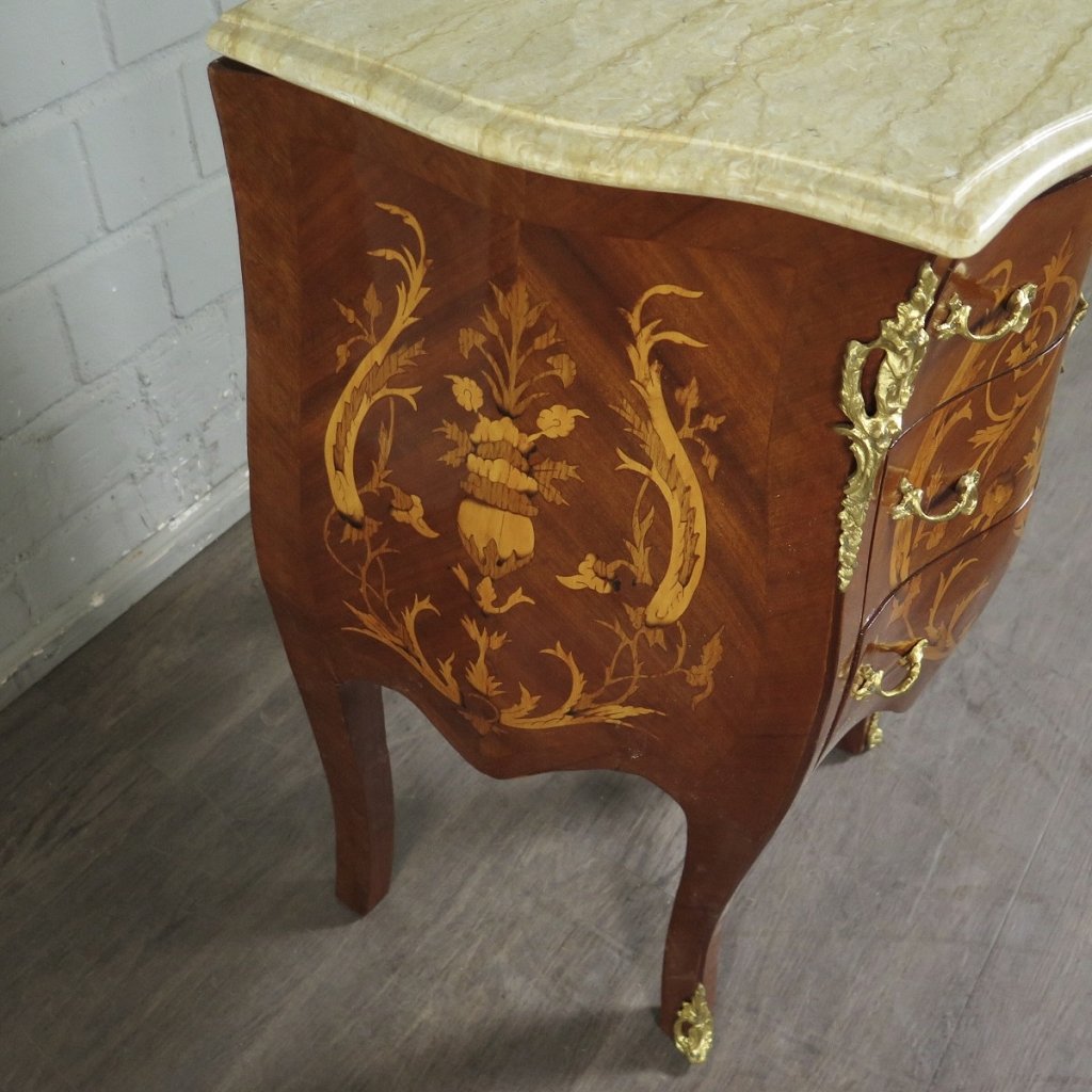 Kommode Barockstil Nussbaum 0,65 m