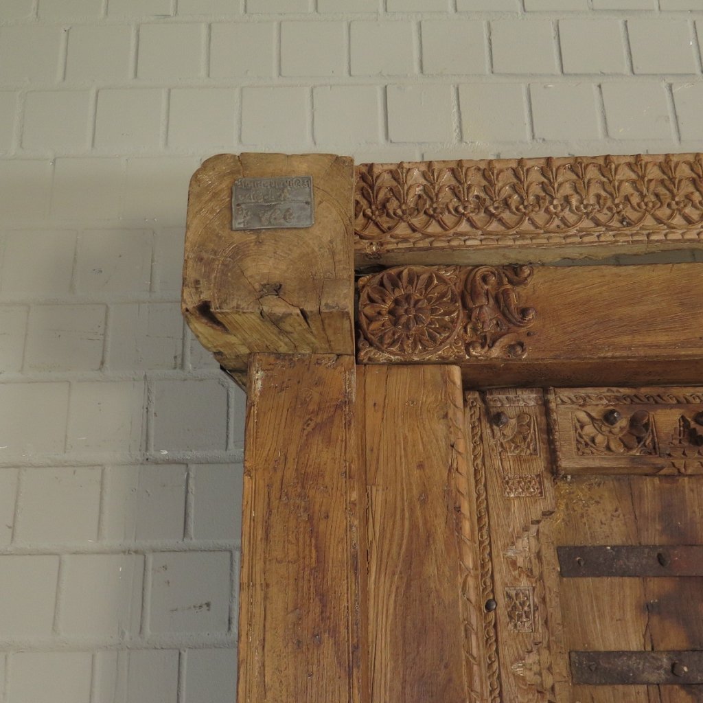 Tür Eingangstür Haustür 1910 Teakholz