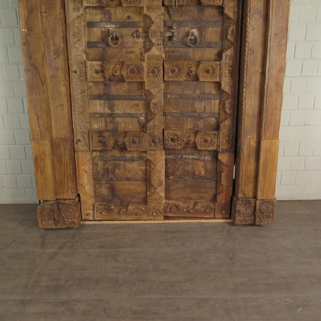 Tür Eingangstür Haustür 1910 Teakholz