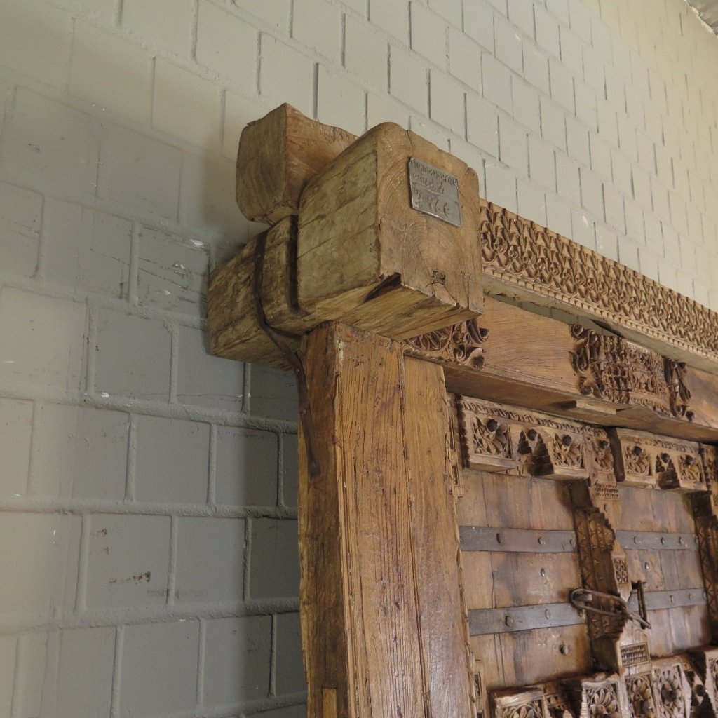 Tür Eingangstür Haustür 1910 Teakholz