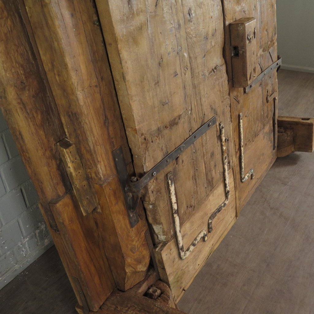 Tür Eingangstür Haustür 1910 Teakholz