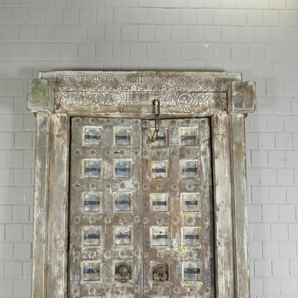 Tür Eingangstür Haustür 1910 Teakholz