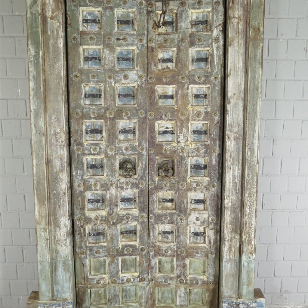 Tür Eingangstür Haustür 1910 Teakholz