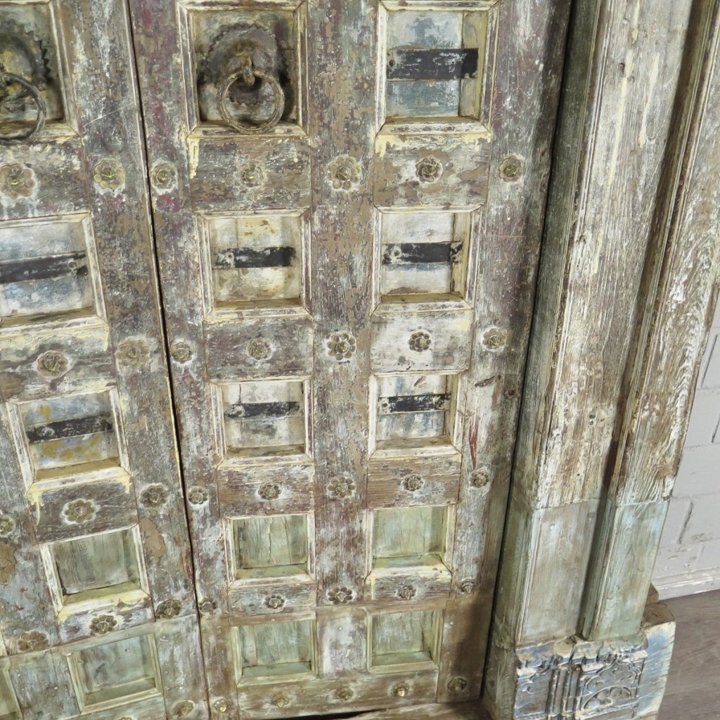 Tür Eingangstür Haustür 1910 Teakholz