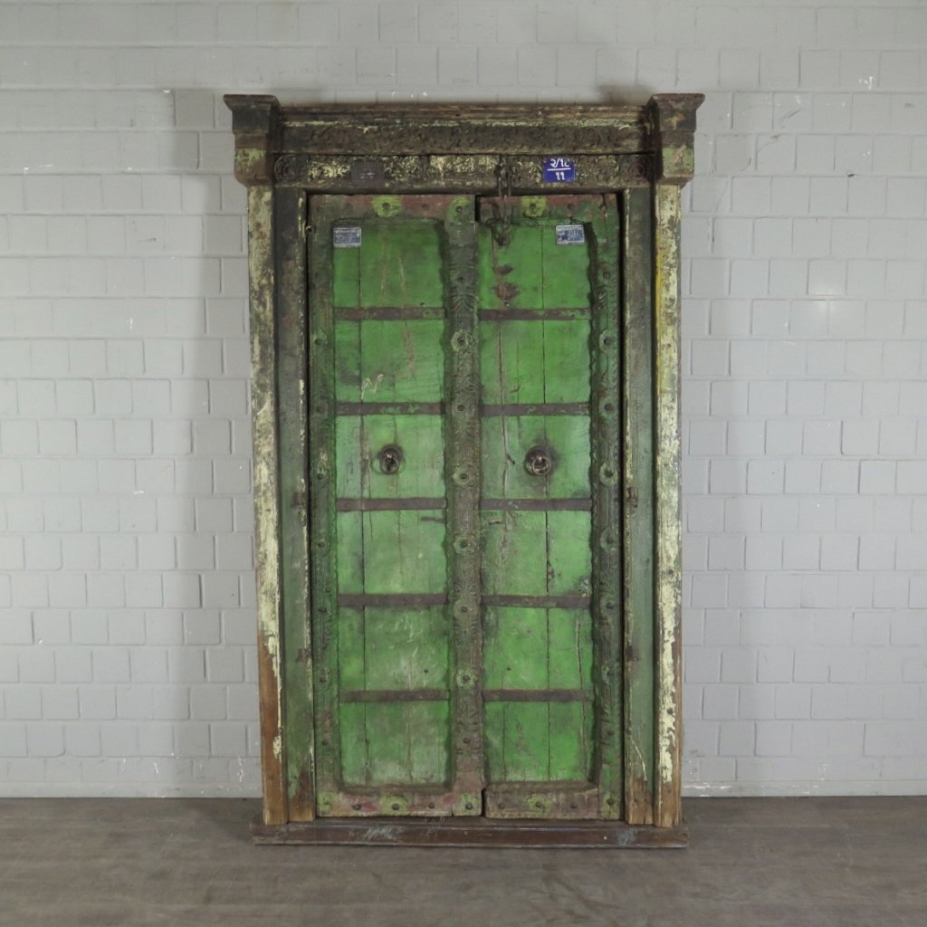 Tür Eingangstür Haustür 1910 Teakholz