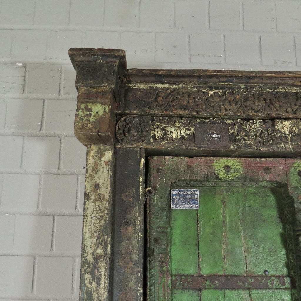 Tür Eingangstür Haustür 1910 Teakholz