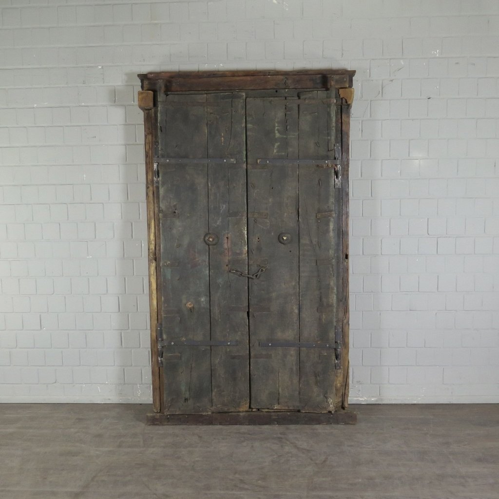 Tür Eingangstür Haustür 1910 Teakholz