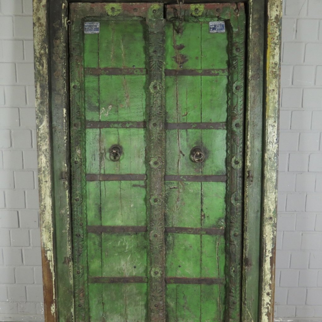 Tür Eingangstür Haustür 1910 Teakholz