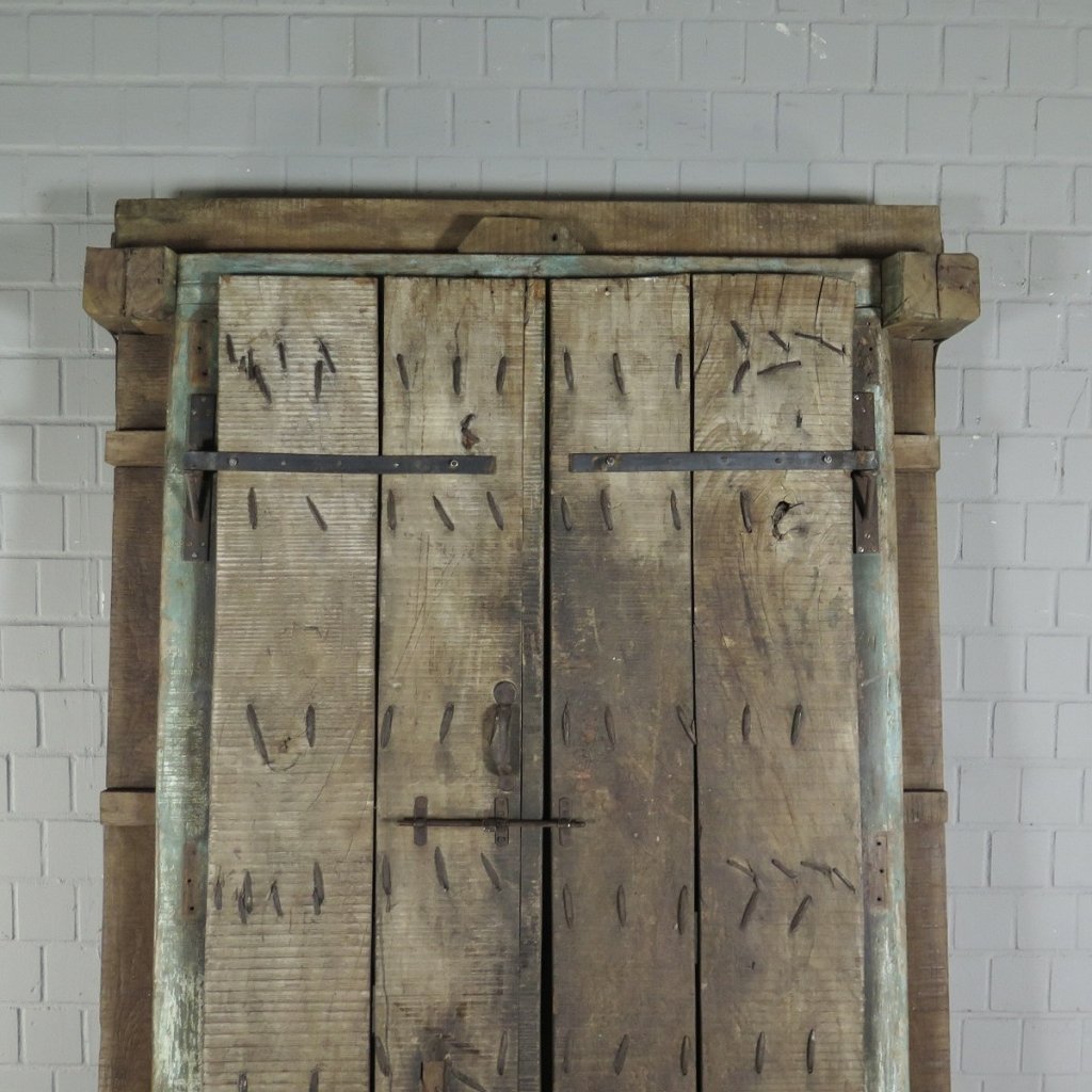 Tür Eingangstür Haustür 1910 Teakholz