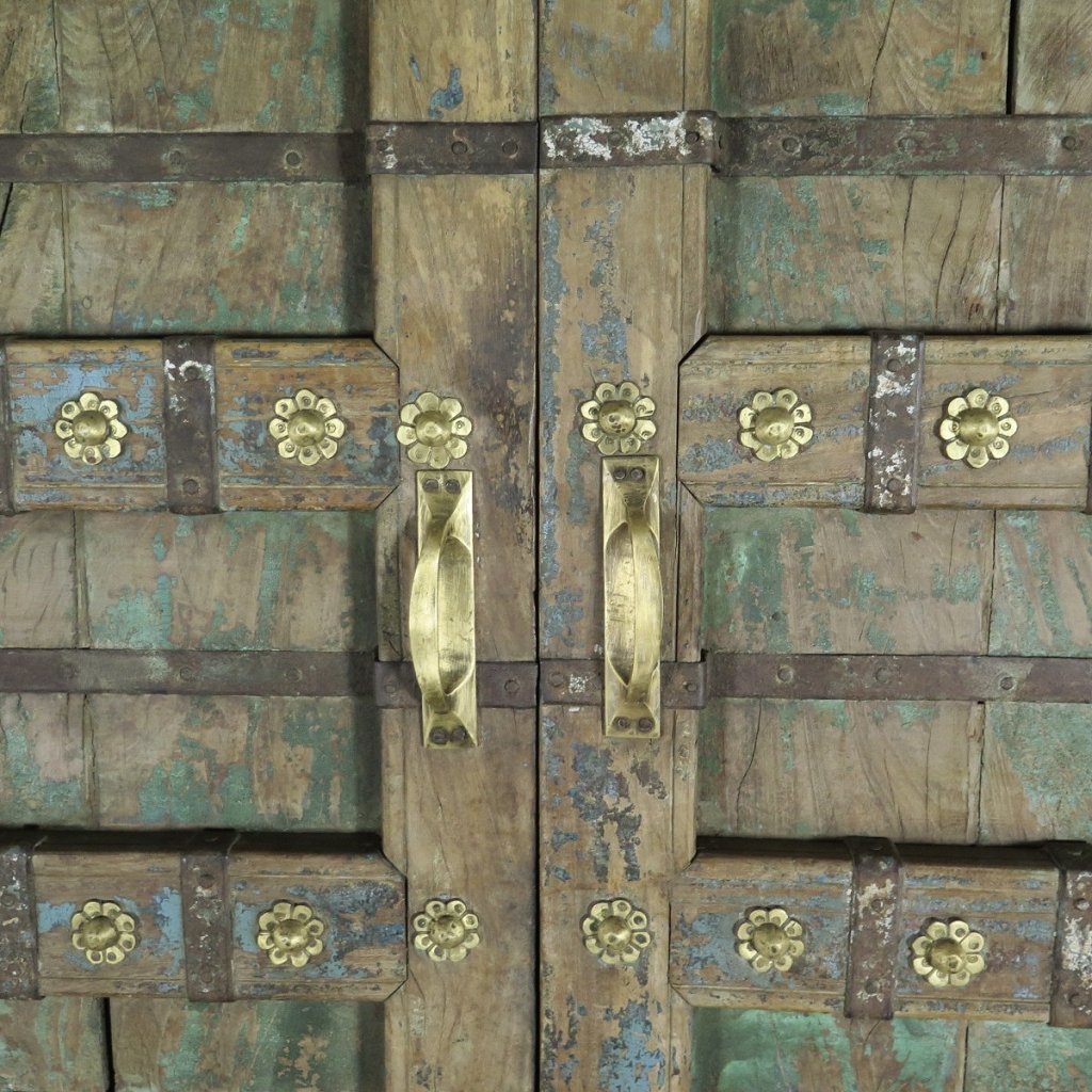 Tür Eingangstür Haustür 1910 Teakholz