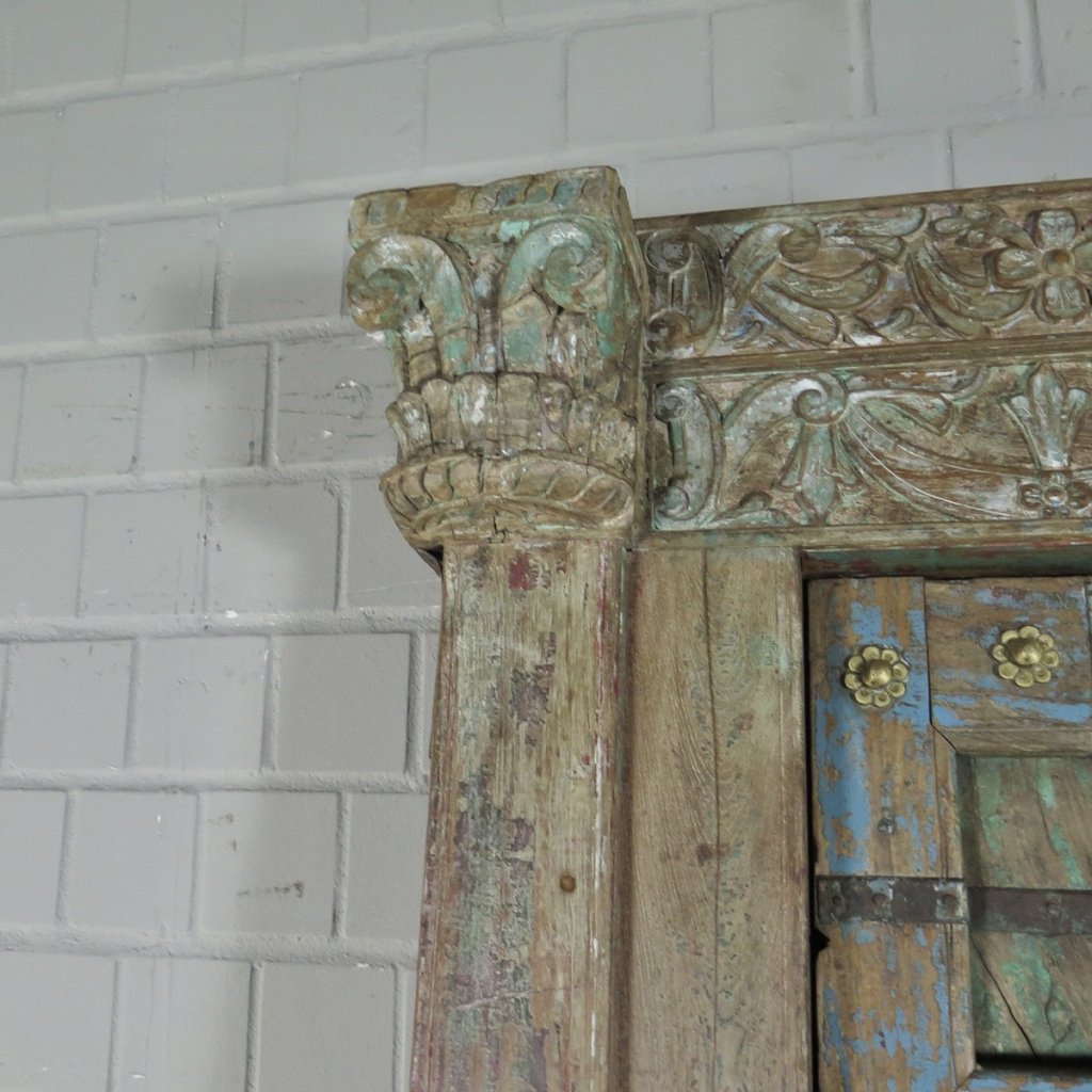 Tür Eingangstür Haustür 1910 Teakholz