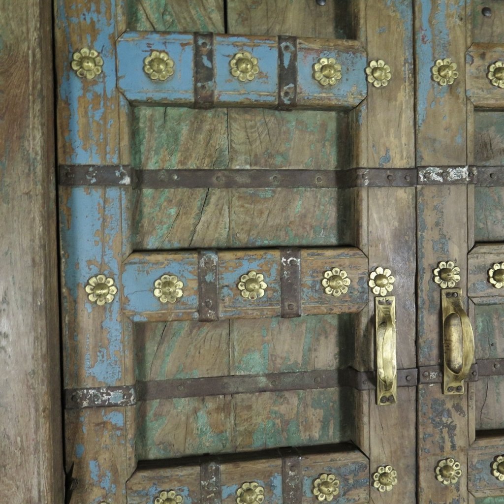 Tür Eingangstür Haustür 1910 Teakholz