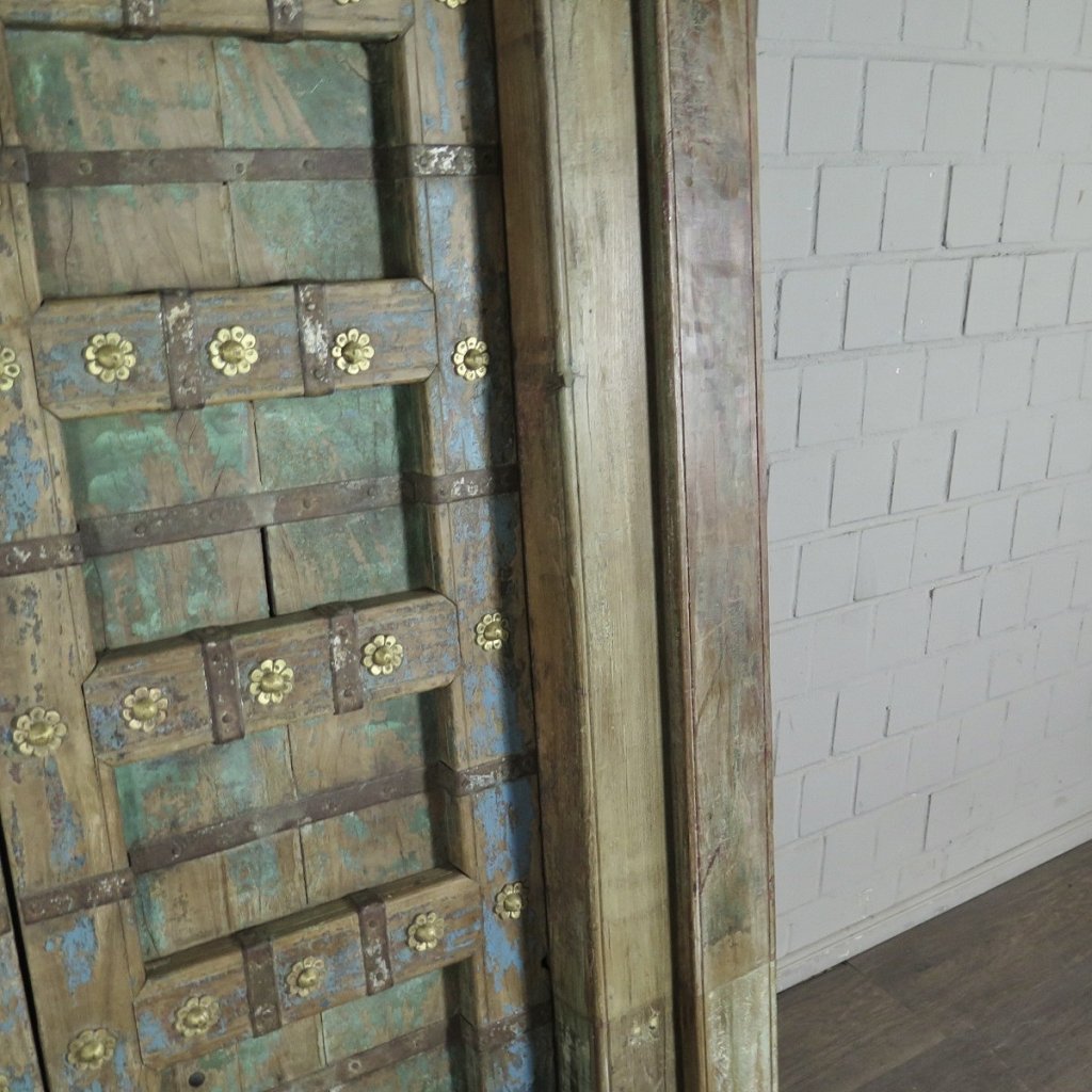 Tür Eingangstür Haustür 1910 Teakholz