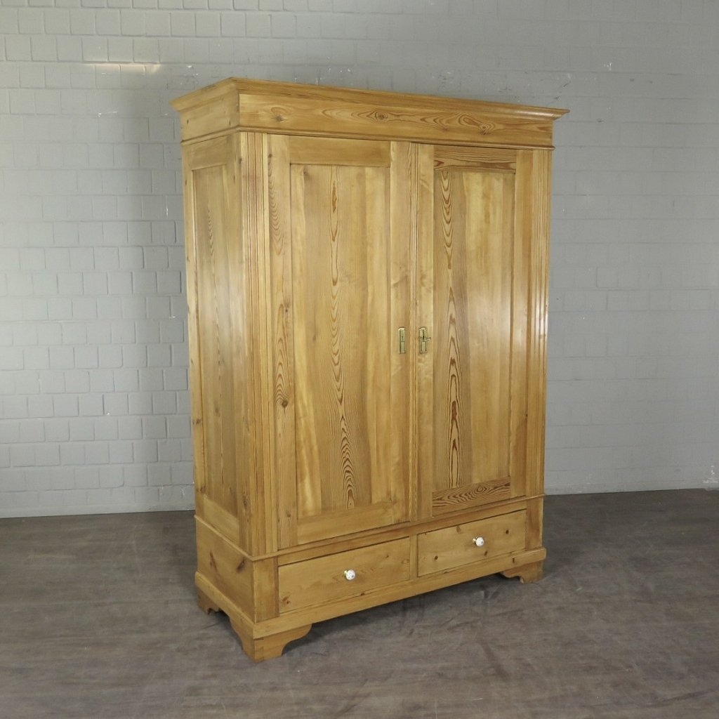 Schrank Kleiderschrank Gründerzeit 1880 Kiefer                                      