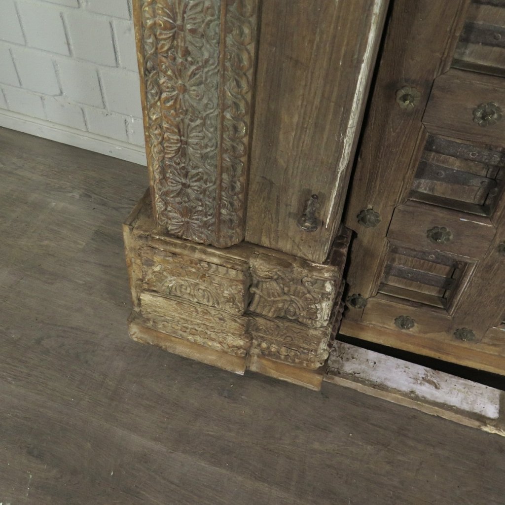 Tür Eingangstür Haustür 1920 Teakholz