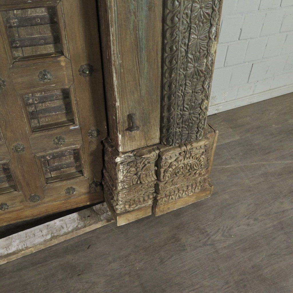 Tür Eingangstür Haustür 1920 Teakholz