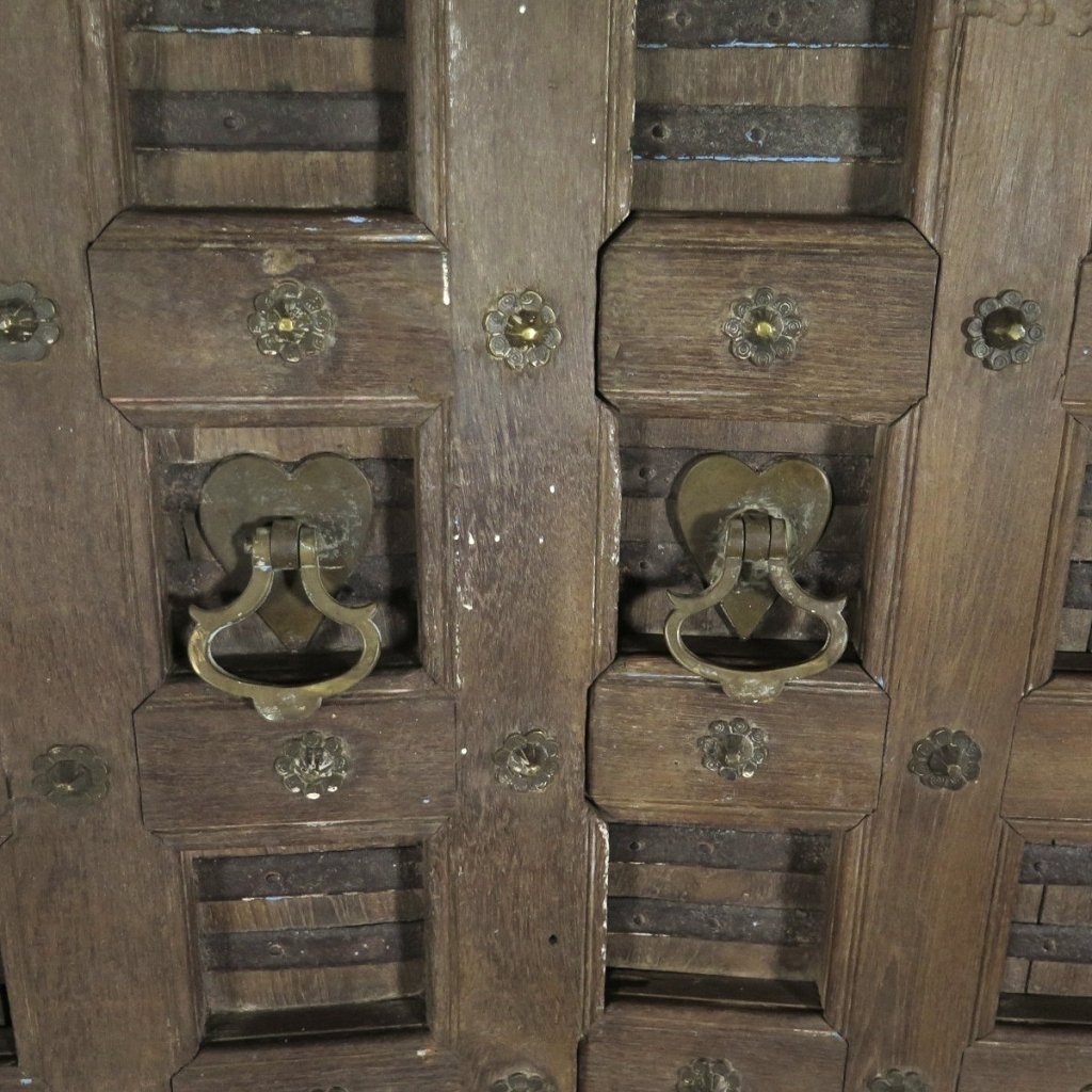 Tür Eingangstür Haustür 1920 Teakholz