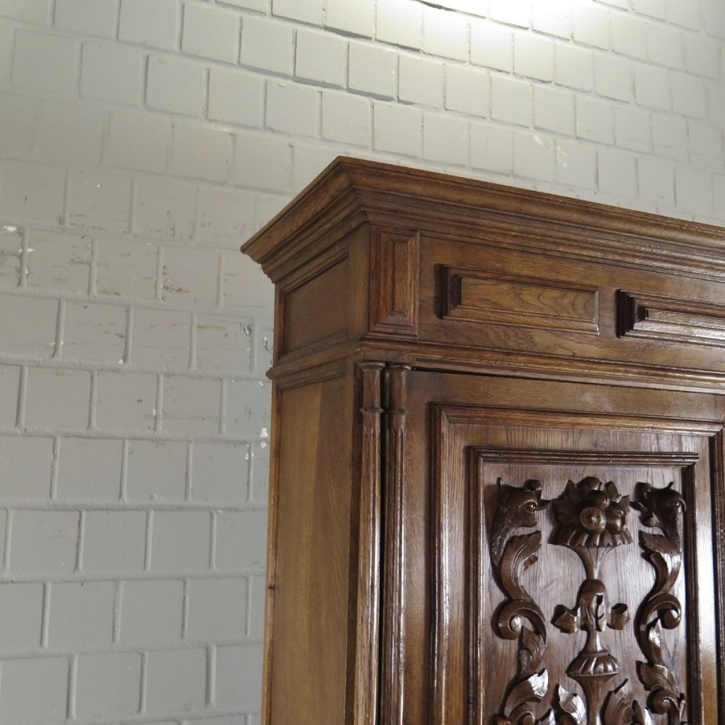 Buffetschrank Schrank Gründerzeit 1880 Eiche