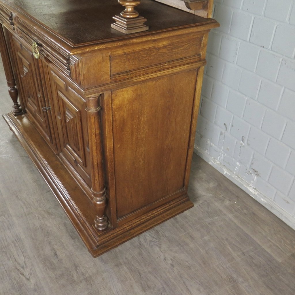 Buffetschrank Schrank Gründerzeit 1880 Eiche