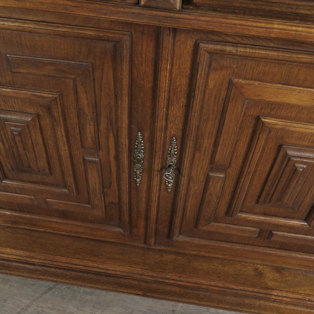 Buffetschrank Schrank Gründerzeit 1880 Eiche