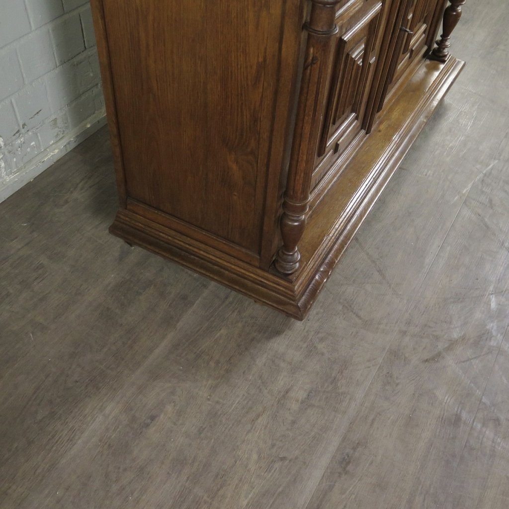 Buffetschrank Schrank Gründerzeit 1880 Eiche