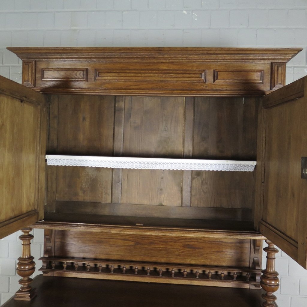 Buffetschrank Schrank Gründerzeit 1880 Eiche