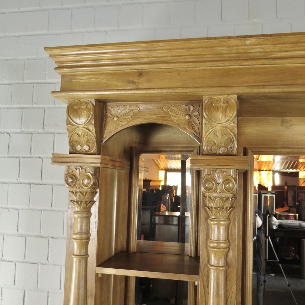 Empire Bar Rückwandbuffet Teakholz 2,30 m