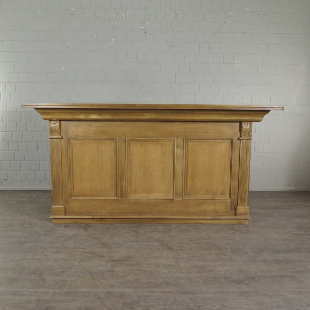 Empire Bar Theke Tresen Teakholz 2,30 m