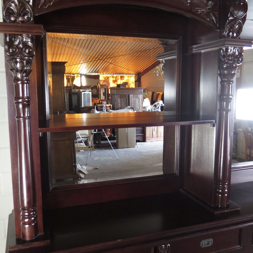 Empire Bar Rückwandbuffet Mahagoni 3,60 m