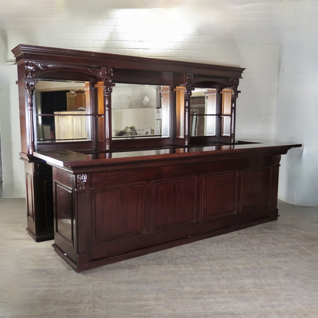 Empire Bar Theke Mahagoni 3,60 m