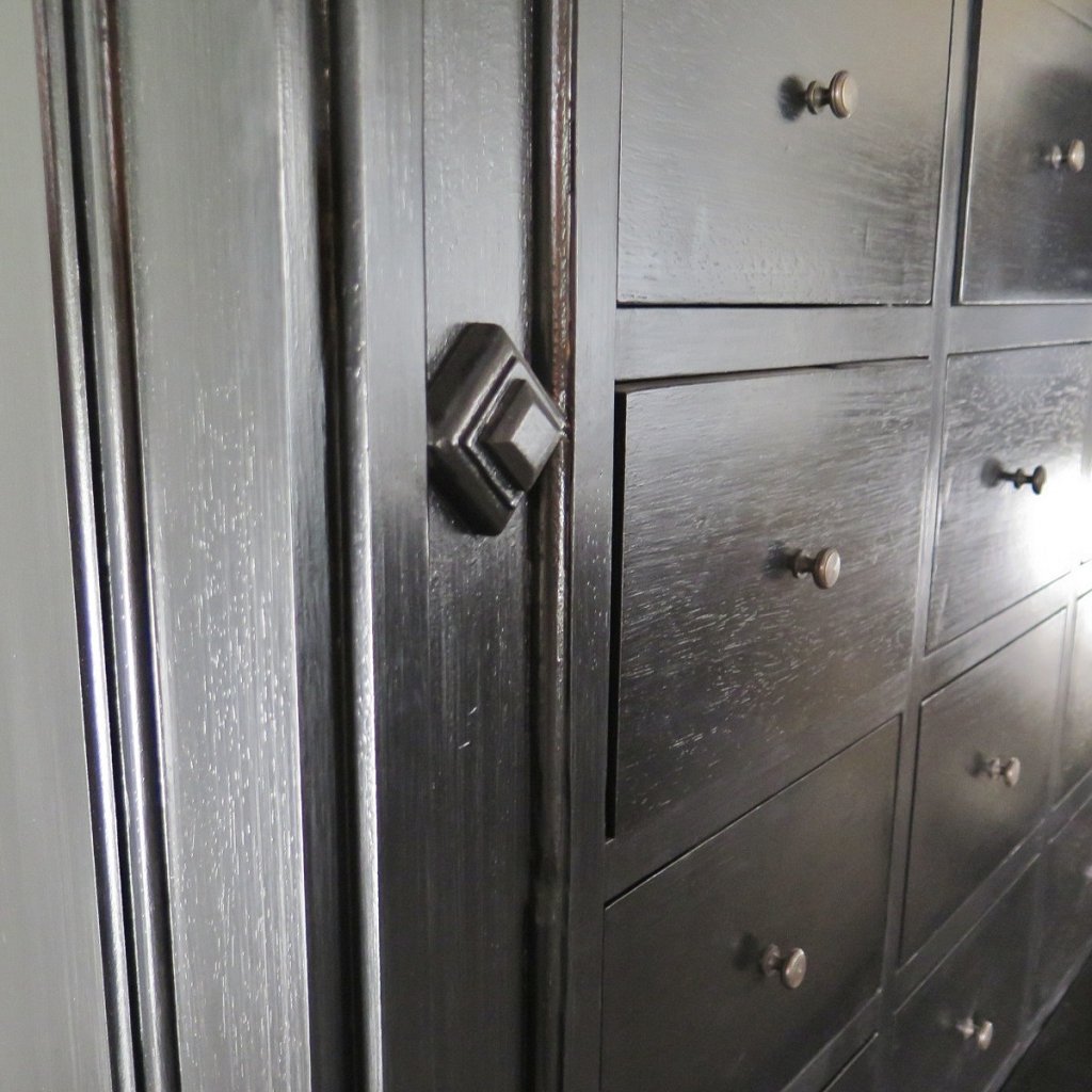 Apothekerschrank Ladenschrank Anna Massivholz 2,50 m