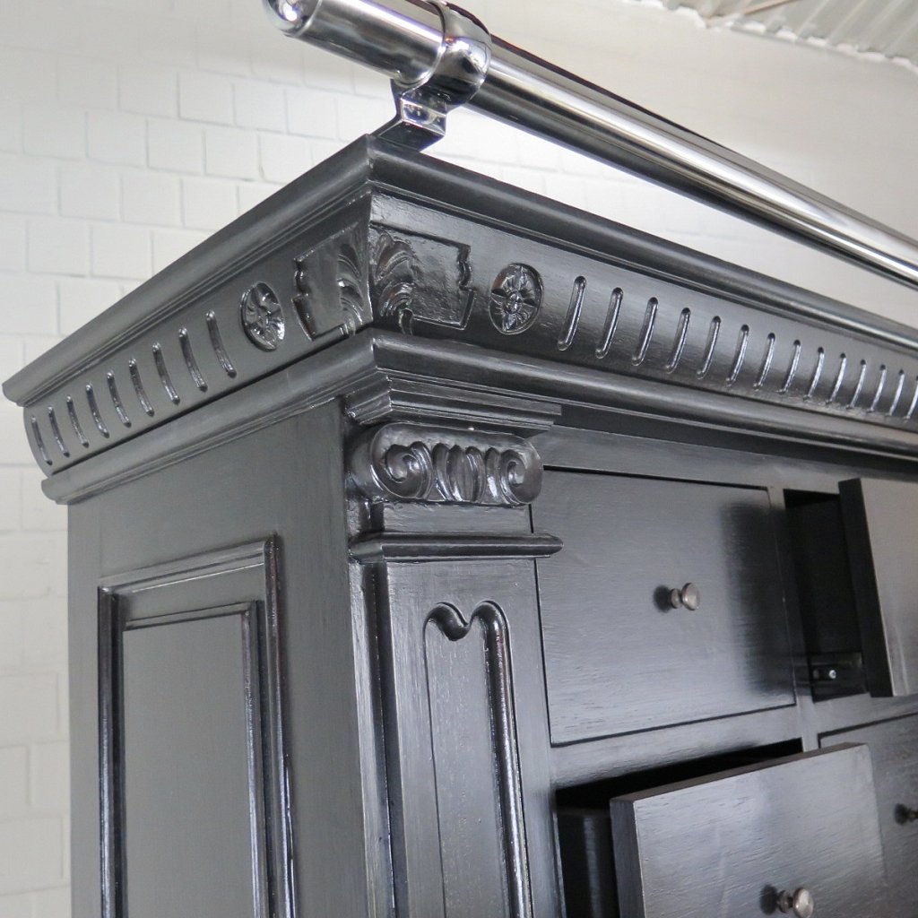 Apothekerschrank Ladenschrank Anna Massivholz 2,50 m