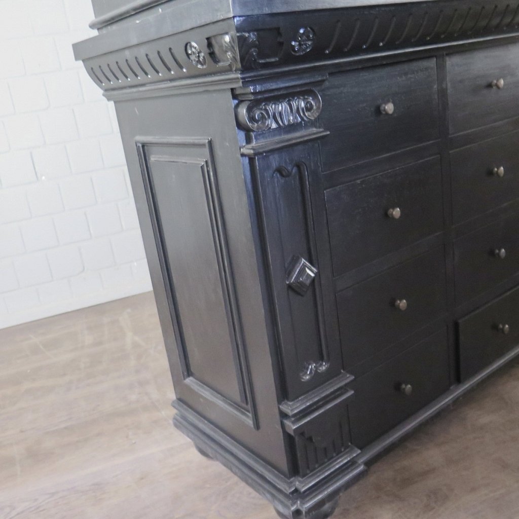 Apothekerschrank Ladenschrank Anna Massivholz 2,50 m
