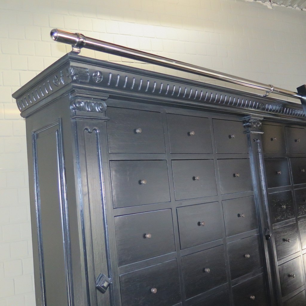 Apothekerschrank Ladenschrank Anna Massivholz 2,50 m