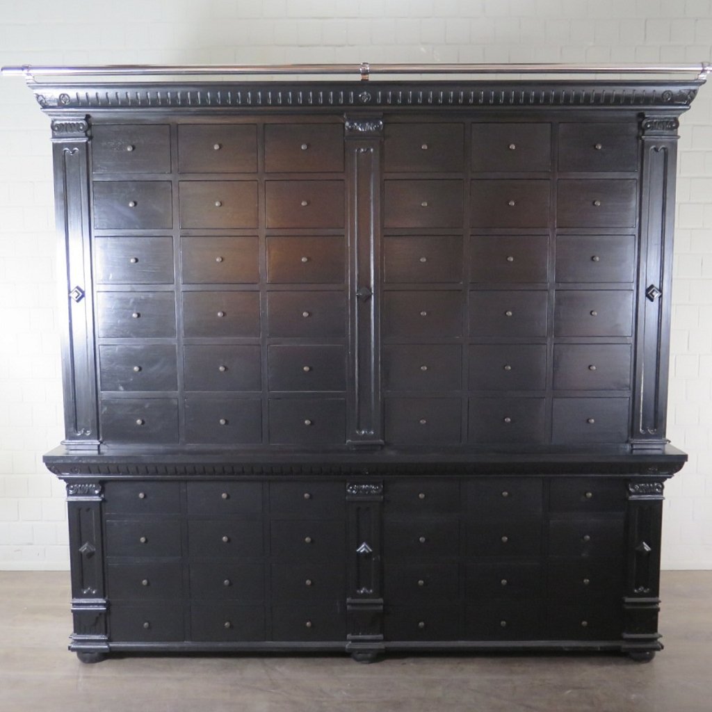 Apothekerschrank Ladenschrank Anna Massivholz 2,50 m