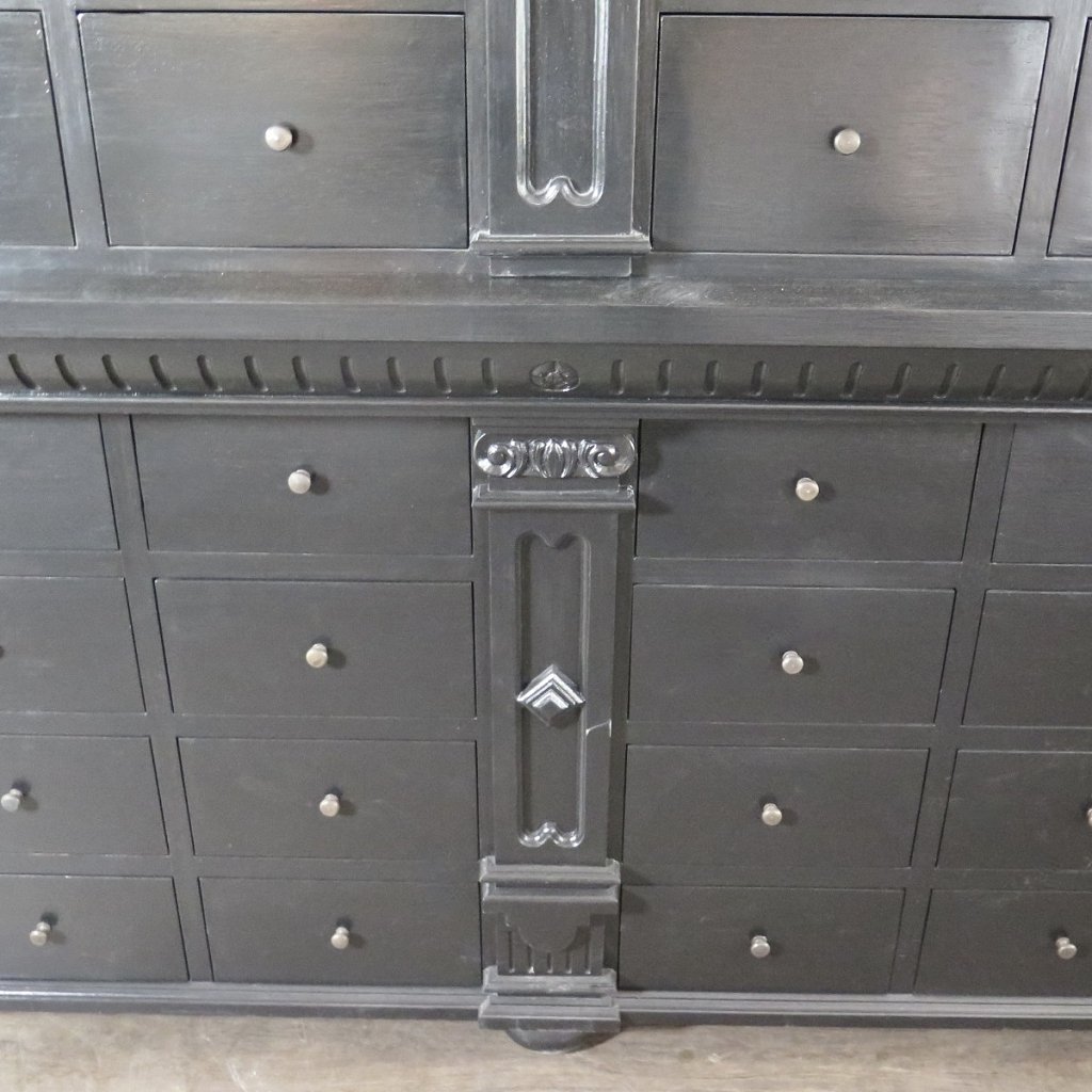 Apothekerschrank Ladenschrank Anna Massivholz 2,50 m
