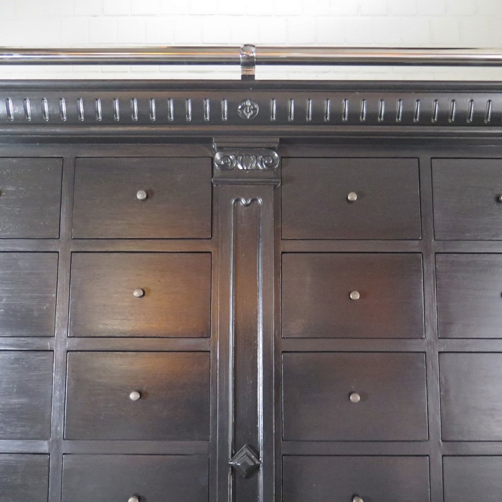 Apothekerschrank Ladenschrank Anna Massivholz 2,50 m