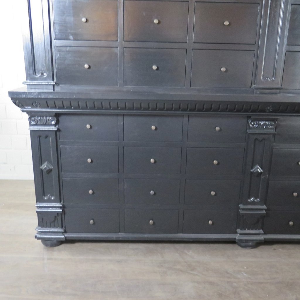 Apothekerschrank Ladenschrank Anna Massivholz 2,50 m