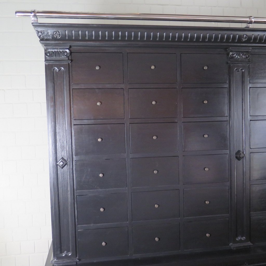 Apothekerschrank Ladenschrank Anna Massivholz 2,50 m