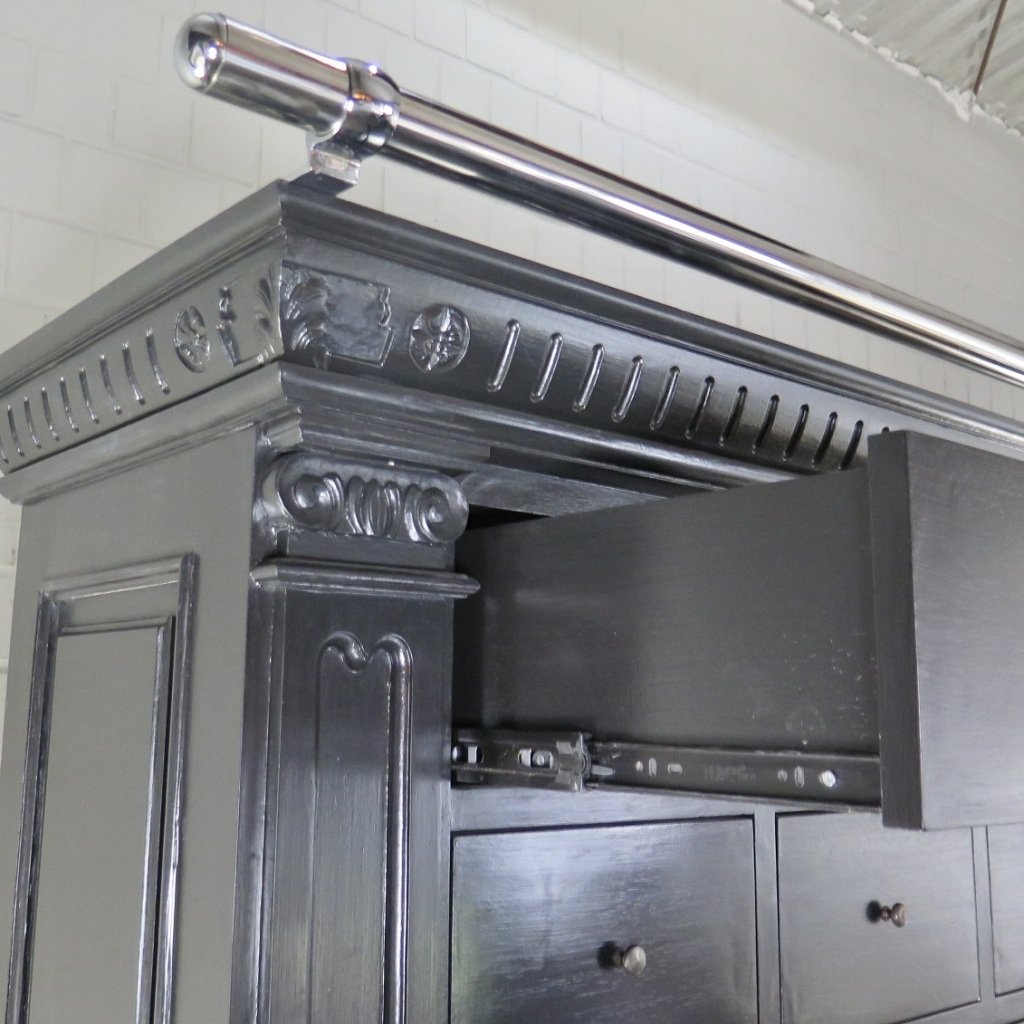 Apothekerschrank Ladenschrank Anna Massivholz 2,50 m