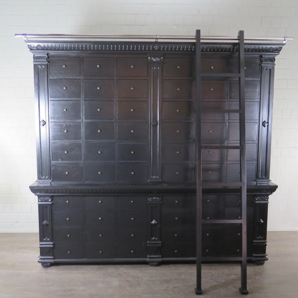 Apothekerschrank Ladenschrank Anna Massivholz 2,50 m