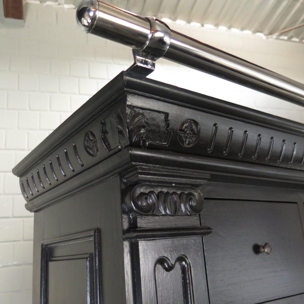Apothekerschrank Ladenschrank Anna Massivholz 2,50 m