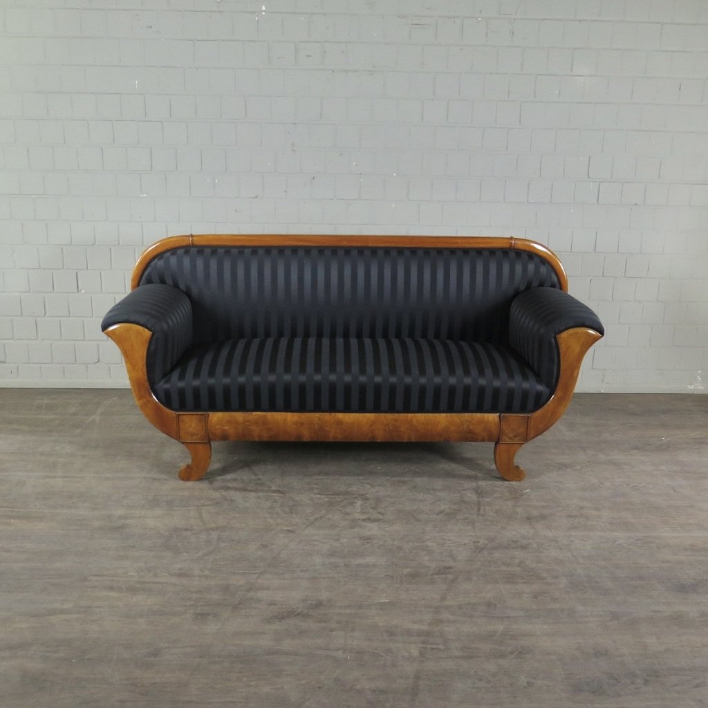 Couch Sofa Biedermeier 1825 Kirschbaum
