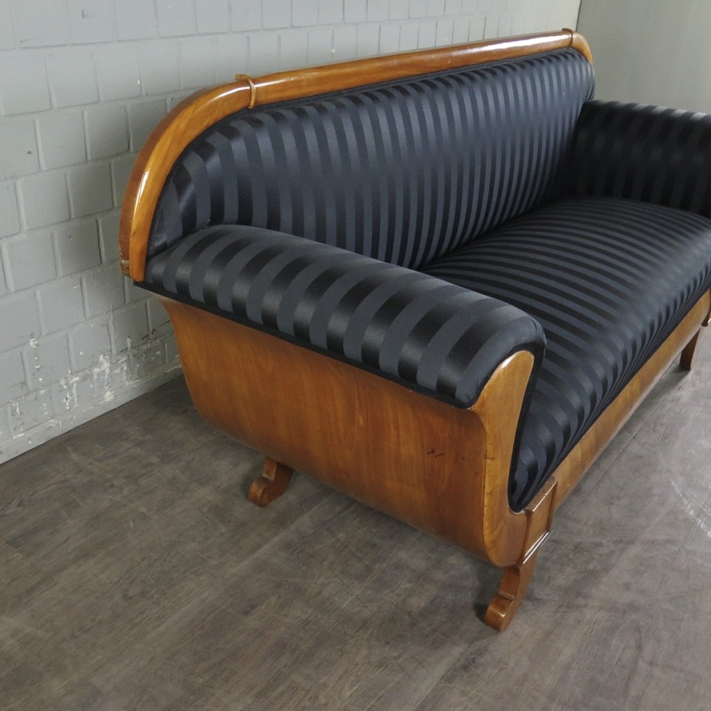 Couch Sofa Biedermeier 1825 Kirschbaum