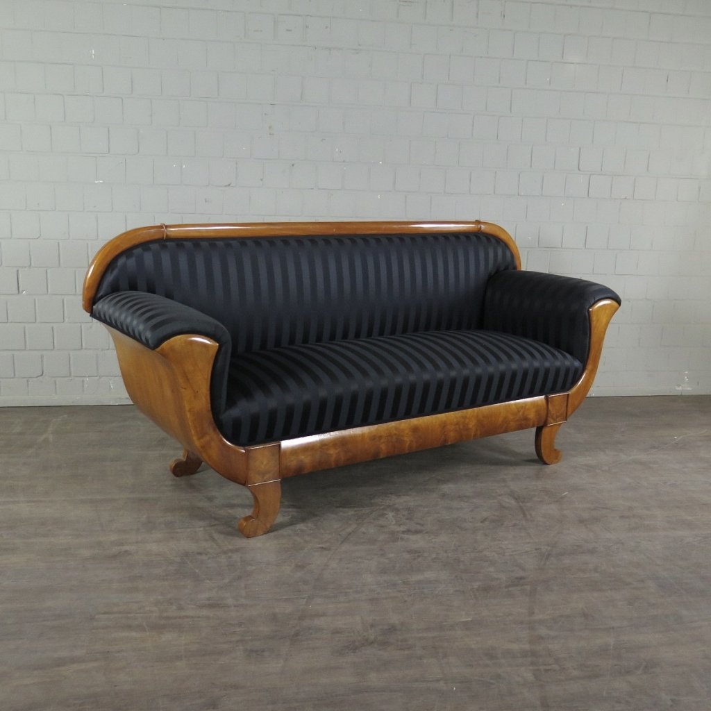 Couch Sofa Biedermeier 1825 Kirschbaum