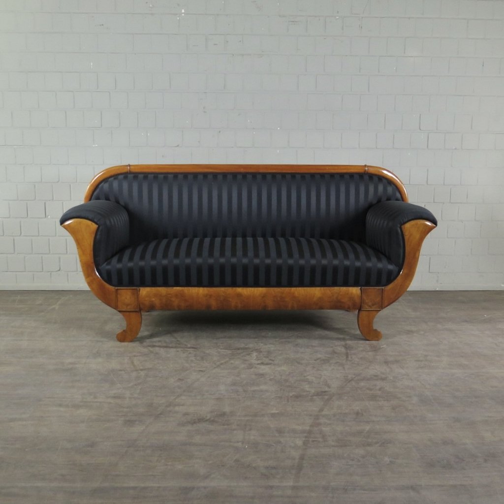 Couch Sofa Biedermeier 1825 Kirschbaum