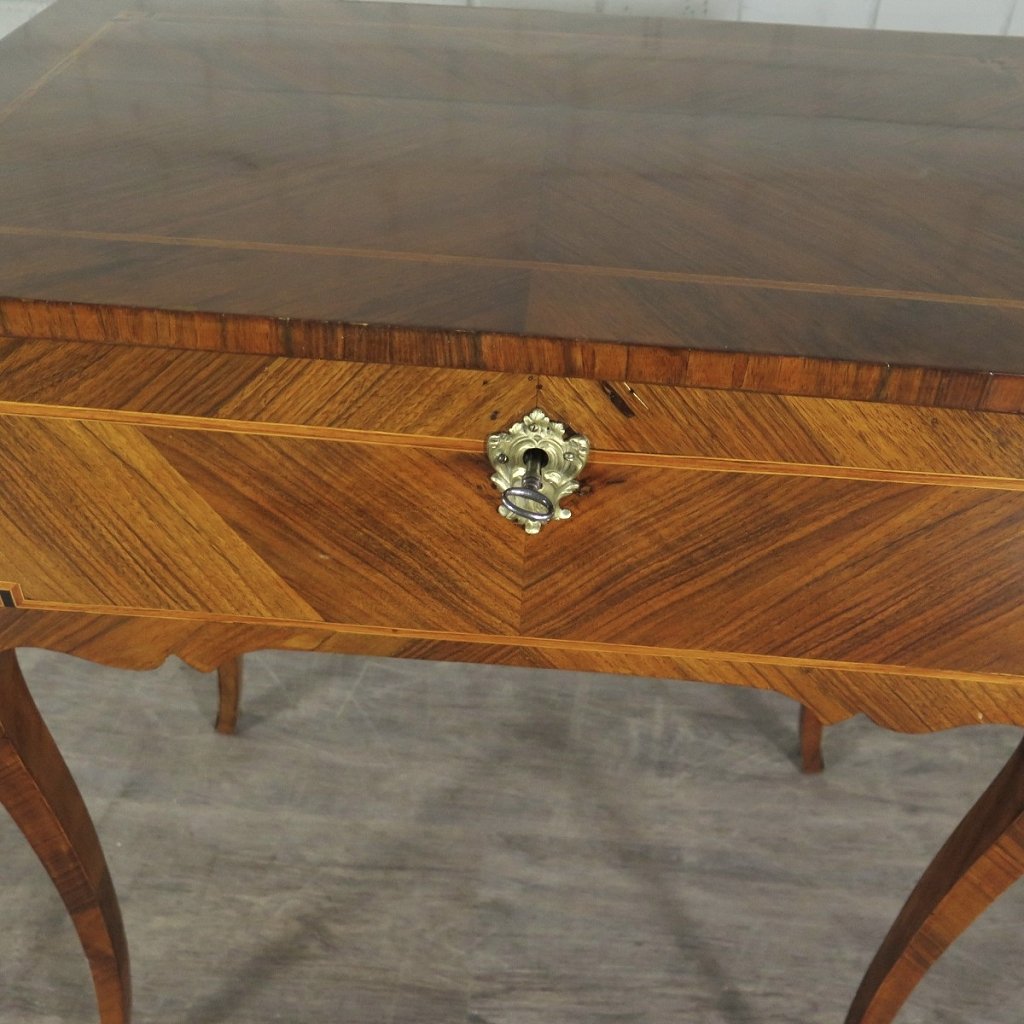 Schminktisch Biedermeier 1820 Nussbaum