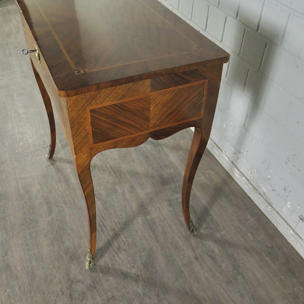 Schminktisch Biedermeier 1820 Nussbaum